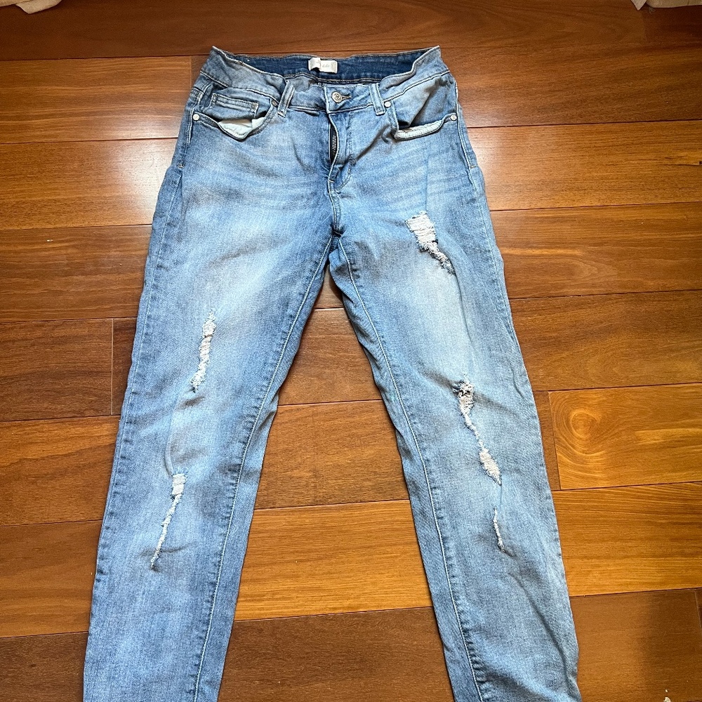 Altar'd State Medium Wash Ripped Jeans Size 26